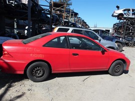 2005 Honda Civic DX Red Coupe 1.7L AT #A24883